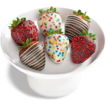 6 Happy Birthday Chocolate Covered Strawberries