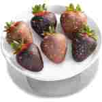 6 Milk & Dark Chocolatey Sea Salt Covered Strawberries by Love Berries