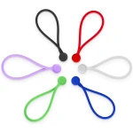 6 Pack Reusable Silicone Magnetic Cable Ties Twist Ties for Home/Office Cord Wrap, Cable Organizer, Magnetic Cord Holder, Cable Organizer Fridge Magnets - Perfect Smart Home...