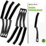 6PCS Hard Bristle Crevice Cleaning Brush Tool Gap Cleaning Brush with Long Handle for Housekeeping Bathroom Accessories, for Small Spaces