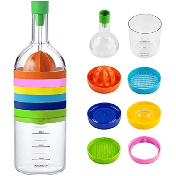 8 in 1 Kitchen Tool Set All in 1 Multipurpose Kitchen Gadget Kitchen Tool Bottle