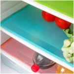 9 Pack Refrigerator Mats,Washable Fridge Mats Liners Easy to Clear Fridge Pads Mat Shelves Drawer Table Mats Refrigerator Liners for Shelves,3Red/3Green/3Blue