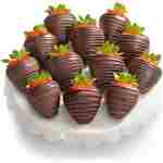 A Gift Inside 12 Dreamy Dark Chocolatey Covered Strawberries
