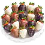 A Gift Inside 18 Berry Bites Chocolatey Covered Strawberries (Fun Size)