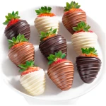 A Gift Inside 9 Berry Bites Chocolate Covered Strawberries by Love Berries (Fun Size)