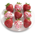 A Gift Inside Love Bites Dipped Strawberries - 9 Fun Size Berries