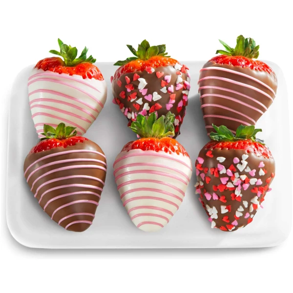 A Gift Inside The Original Love Berries Dipped Strawberries - 6 Berries