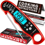 Alpha Grillers Meat Thermometer Digital - Instant Read Food Thermometer for Cooking Grilling Air Fryer Griddle Probe Kitchen Gadgets Essentials BBQ Accessories Grill Gifts for...
