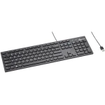 Amazon Basics Wired Keyboard, Full-Sized, QWERTY Layout, Black