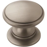 Amerock | Cabinet Knob | Antique Silver | 1-1/4 inch (32 mm) Diameter | Ravino | 1 Pack | Drawer Knob | Cabinet Hardware
