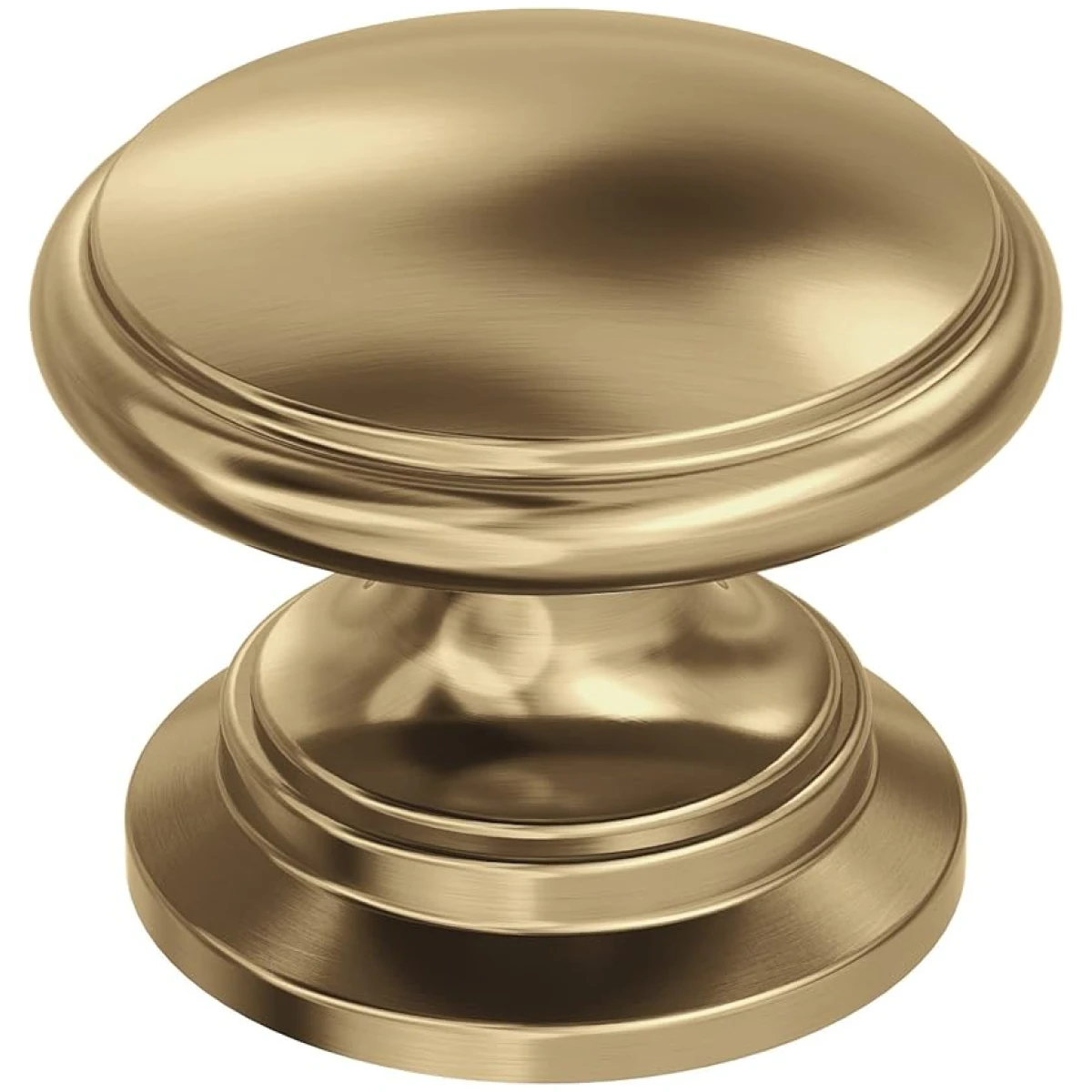 Amerock | Cabinet Knob |Champagne Bronze | 1-1/4 in (32 mm) Diameter Drawer Knob | Ravino | Kitchen and Bath Hardware | Furniture Hardware