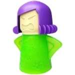 Angry Mama Microwave Oven Steam Cleaner, Angry Mom Microwave Cleaner, Just Add Vinegar and Water, Cut Cleaning Time by Half (Green)
