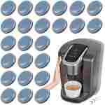 Appliance Sliders for Kitchen 24 PCS Self-Adhesive Small Kitchen Finds Appliance Slider Hacks Easy to MovIing & Space Saving Must Have Home Gadgets Mixer Accessories for Countertop