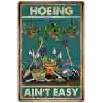 Artlunar Funny Garden Sign Outside Decor - Humorous Gardening Gift for Women Enthusiasts, 12" x 8" (980)