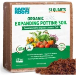 Back to the Roots Organic Coir, 51 Quart Expanding Soil, Great for Seeds and Potting