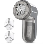 BEAUTURAL Fabric Shaver and Lint Remover, Sweater Defuzzer with 2-Speeds, 2 Replaceable Stainless Steel Blades, Battery Operated, Remove Clothes Fuzz, Lint Balls, Pills, Bobbles...