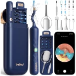 Bebird Earsight Plus Ear Wax Removal Tool Camera, Ear Cleaner with Flexible Wireless Ear Camera Otoscope, Painless Visual Ear Pick Tweezers Wax Remover, Portable Ear Cleaning...