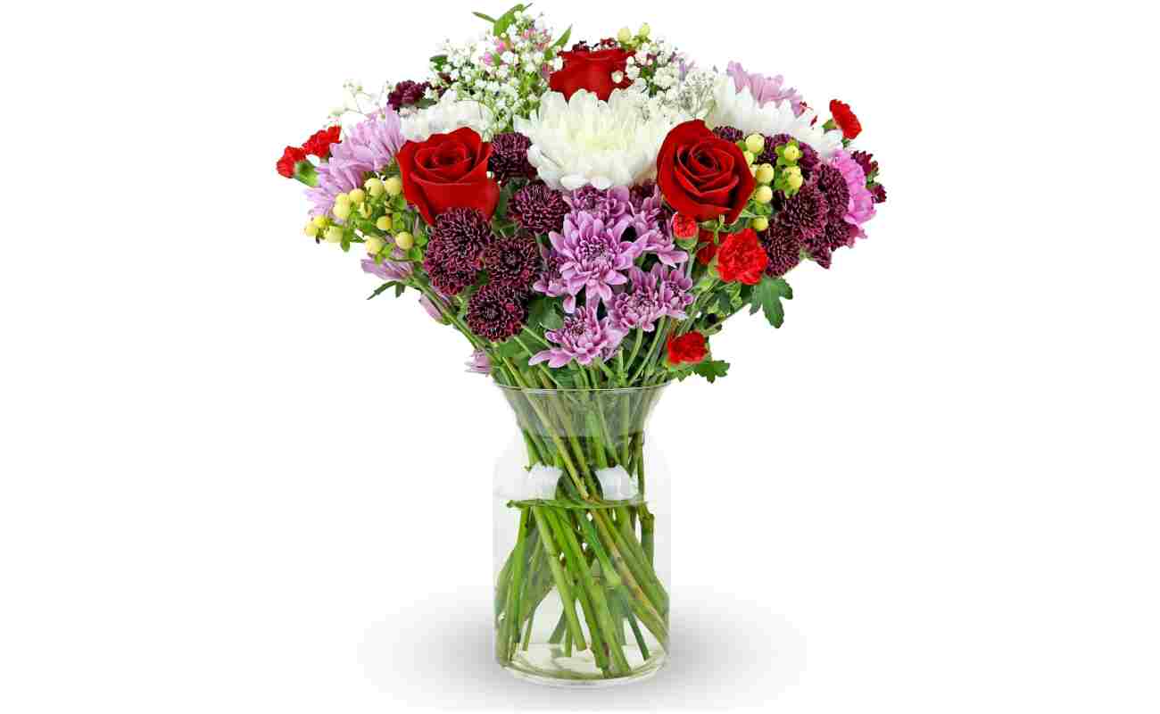 Benchmark Bouquets - Timeless Romance (Glass Vase Included) – Fresh Flowers for Delivery - Gift for Easter, Mother’s Day, Birthday, Anniversary, Sympathy, Get Well, Congratulations