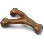 Benebone Wishbone Durable Dog Chew Toy for Aggressive Chewers, Real Bacon, Made in USA, Medium