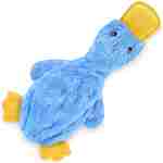 Best Pet Supplies Crinkle Dog Toy for Small, Medium, and Large Breeds, Cute No Stuffing Duck with Soft Squeaker, Fun for Indoor Puppies and Senior Pups, Plush No Mess Chew and...