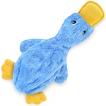 Best Pet Supplies Crinkle Dog Toy for Small, Medium, and Large Breeds, Cute No Stuffing Duck with Soft Squeaker, Fun for Indoor Puppies and Senior Pups, Plush No Mess Chew and...