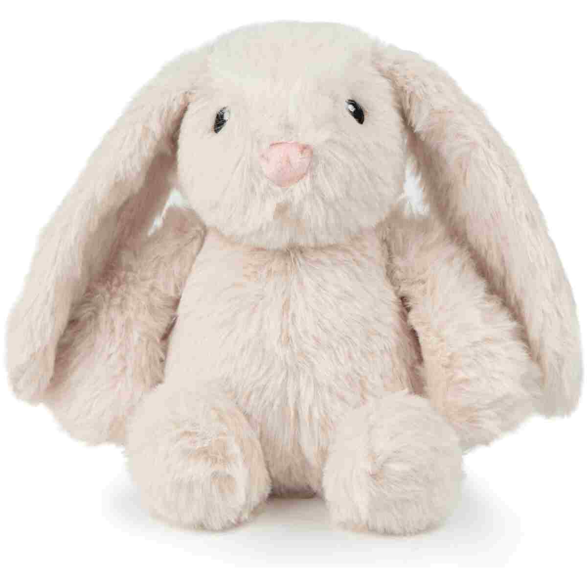 Best Pet Supplies Interactive Bunny Buddy Dog Toy with Crinkle and Squeaky Enrichment for Small and Medium Breed Puppies or Dogs, Cute and Plush - Bunny (Beige), Small