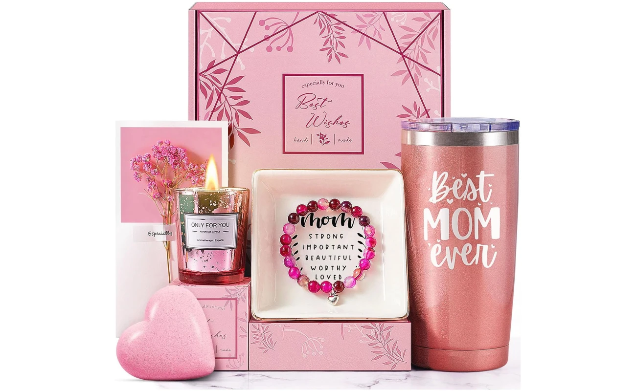 Birthday Gifts for Mom, Mothers Day Gifts for Mom, Wife, Grandma, Stepmom, New Mom, Mother In Law, Mom, Birthday Gifts for Women Mom from Daughter Son, Relaxing Spa Gift Basket...