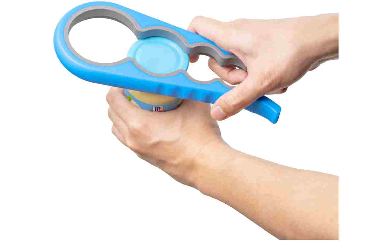 Bloss Anti-skid Jar Opener Jar Lid Remover Rubber Can Opener Kitchen Grippers To Remove Stubborn Lids, Caps and Bottles Great Kitchen Gadgets For Small Hands or Seniors,Blue
