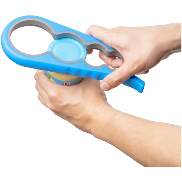 Bloss Anti-skid Jar Opener Jar Lid Remover Rubber Can Opener Kitchen Grippers To Remove Stubborn Lids, Caps and Bottles Great Kitchen Gadgets For Small Hands or Seniors,Blue