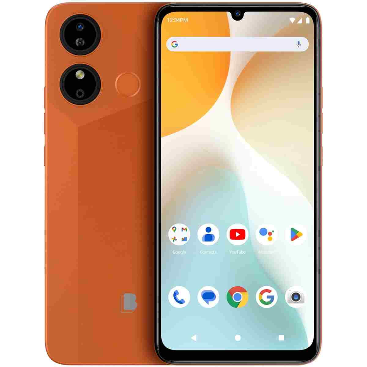 BLU G44 | 2024 | All-Day Battery | Unlocked | 6.8” HD+ Infinity Display | 64GB | Triple 13MP Camera | US Warranty | Orange