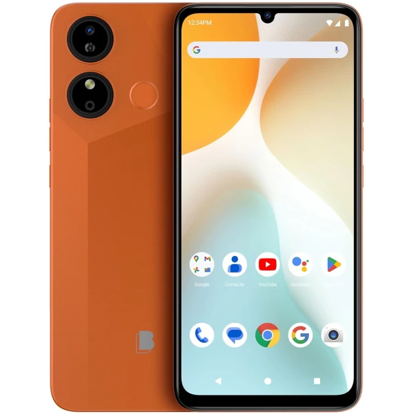 BLU G44 | 2024 | All-Day Battery | Unlocked | 6.8” HD+ Infinity Display | 64GB | Triple 13MP Camera | US Warranty | Orange