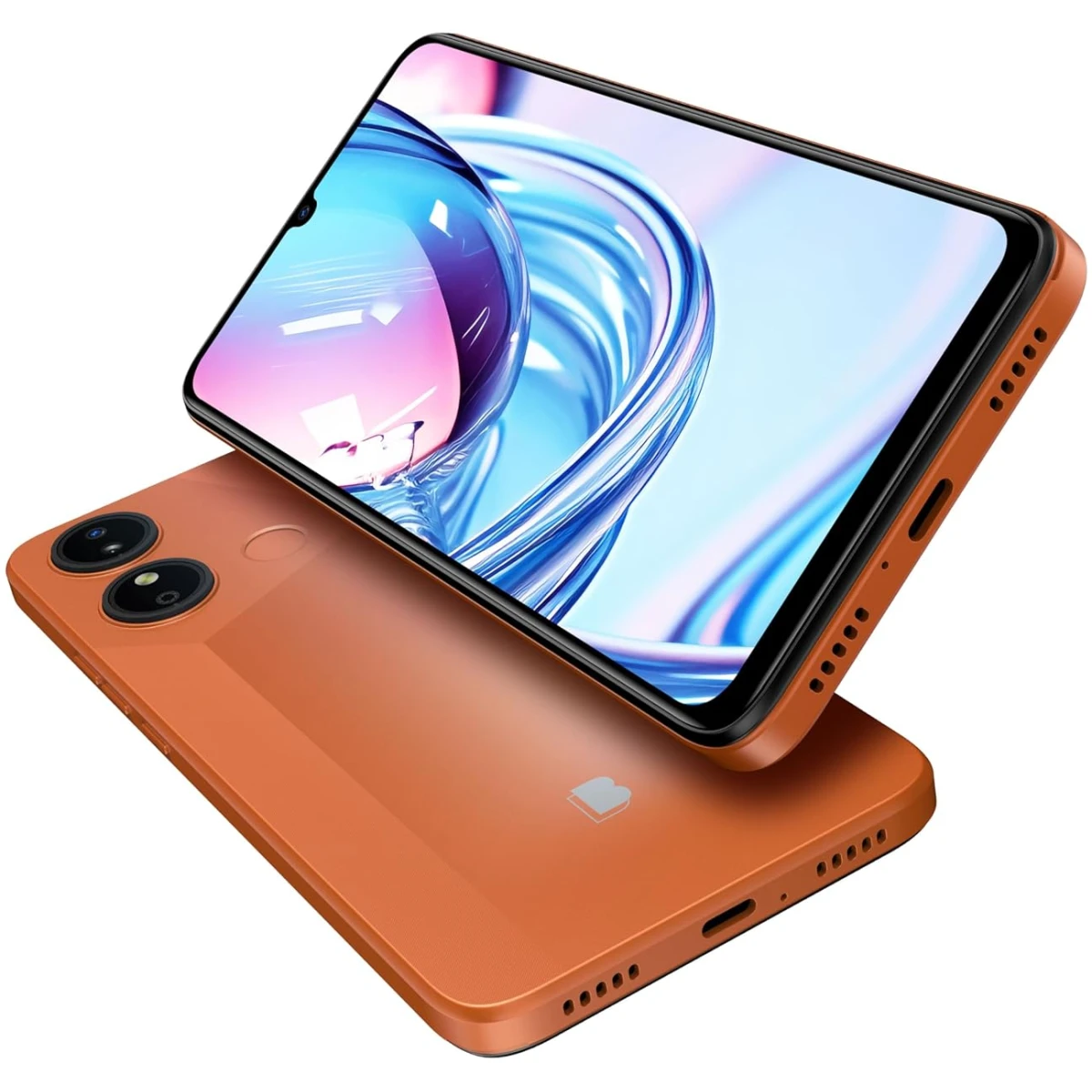 BLU G44 | 2024 | All-Day Battery | Unlocked | 6.8” HD+ Infinity Display | 64GB | Triple 13MP Camera | US Warranty | Orange
