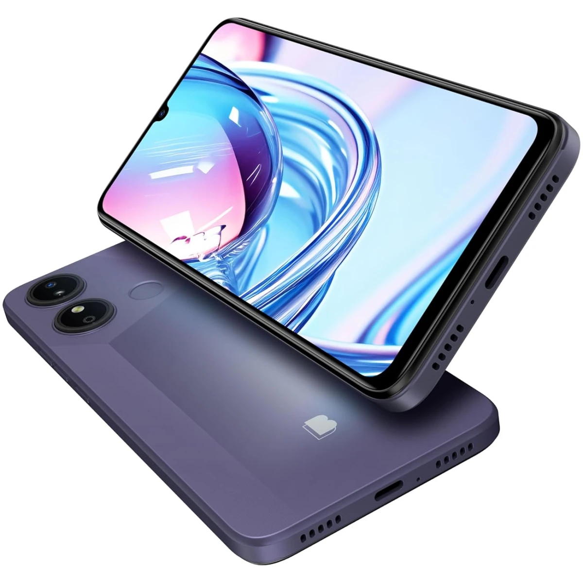 BLU G44 | 2024 | All-Day Battery | Unlocked | 6.8” HD+ Infinity Display | 64GB | Triple 13MP Camera | US Warranty| Purple