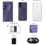 BLU G44 | 2024 | All-Day Battery | Unlocked | 6.8” HD+ Infinity Display | 64GB | Triple 13MP Camera | US Warranty| Purple