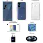 BLU G44 | 2024 | All-Day Battery | Unlocked | 6.8” HD+ Infinity Display | 64GB | Triple 13MP Camera | US Warranty| Blue