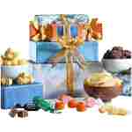 Broadway Basketeers Chocolate Food Gift Basket Tower Snack Gifts for Valentines Day, Women, Men, Families, College, Delivery for Birthday, Sympathy, Appreciation, Thank You, Get...