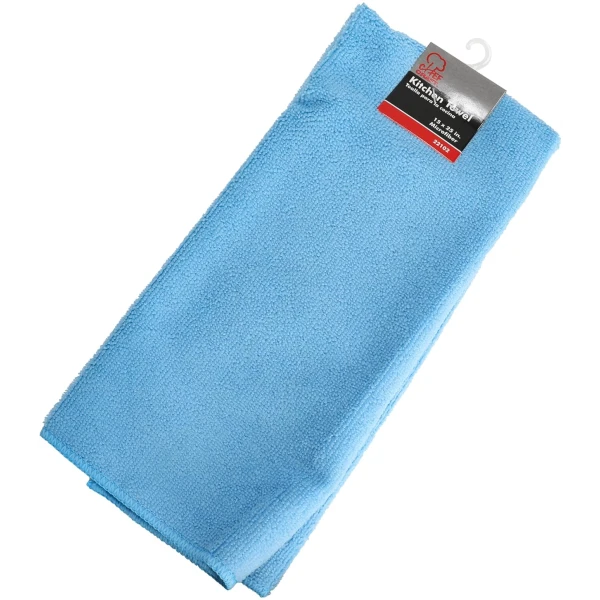Chef Craft Microfiber Towel, Lt. Blue 15 x 25 inches