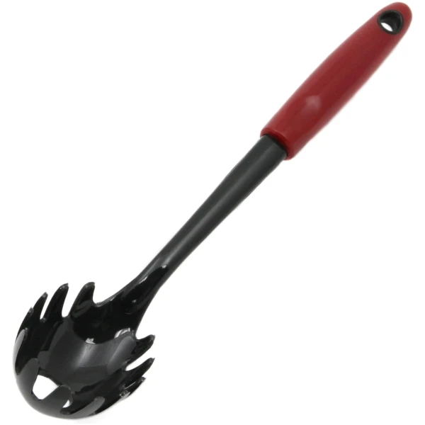 Chef Craft Select Nylon Cooking and Serving Spaghetti or Pasta Fork, 12.5 Inch, Red