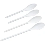 Chef Craft Select Plastic Spoon Set, 10-14.5 inch 4 Piece, White