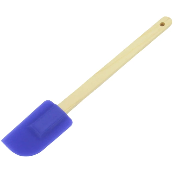 Chef Craft Select Wooden Handled Silicone Spatula, 12 inch, Color May Vary