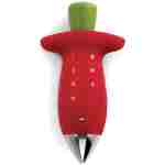 Chef'n Original Stem Gem Strawberry Huller, Red/Green -