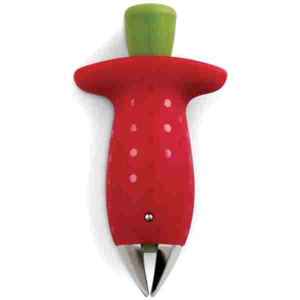 Chef'n Original Stem Gem Strawberry Huller, Red/Green -