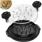 Chicken Shredder Tool Twist Large - 10'' Pro Meat Shredders for Chicken Breast,Visible Kitchen Gadgets Grinder Machine with Brush,Strong Anti-Slip Strip,Ergonomic Handle,BPA...
