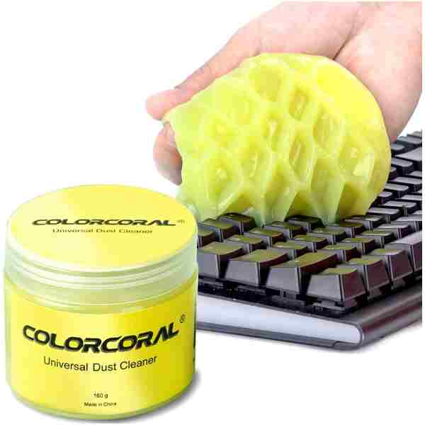 COLORCORAL Cleaning Gel Universal Dust Cleaner for PC Keyboard Car Detailing Office Electronics Laptop Dusting Kit Computer Dust Remover, Computer Gaming Car Accessories, Gift...