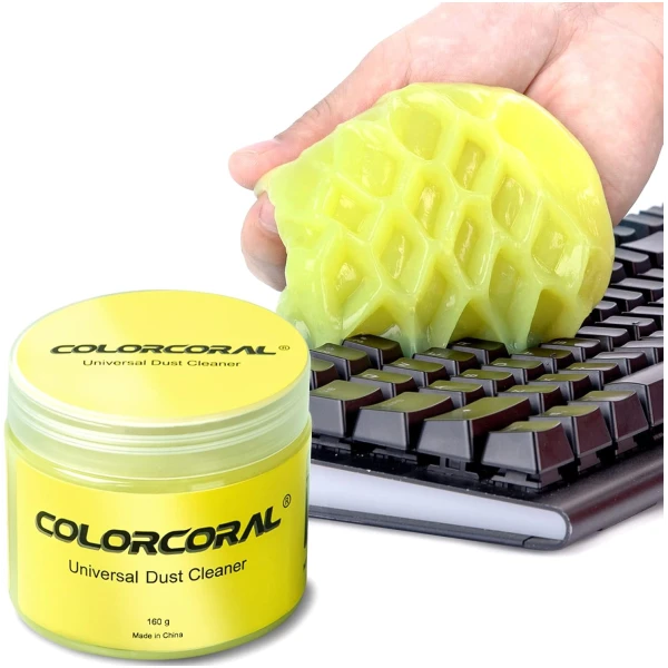 COLORCORAL Cleaning Gel Universal Dust Cleaner for PC Keyboard Car Detailing Office Electronics Laptop Dusting Kit Computer Dust Remover, Computer Gaming Car Accessories, Gift...