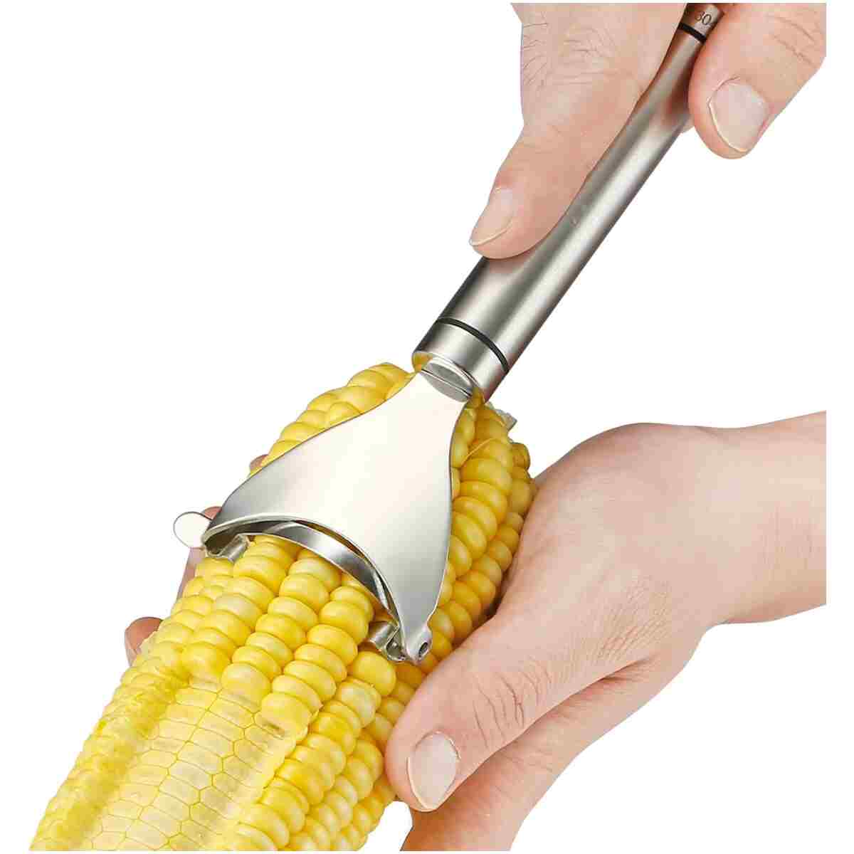 Corn Peeler Stainless Stee Corn Cob Stripper Tool Corn Thresher from the Cob, Removes Corn Kernels From Corn Cobs In Seconds, Kitchen Gadget