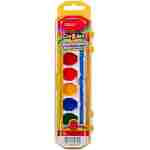 Cra-Z-art Washable Watercolors with Brush, 8 Colors, 1 Tray (10651)