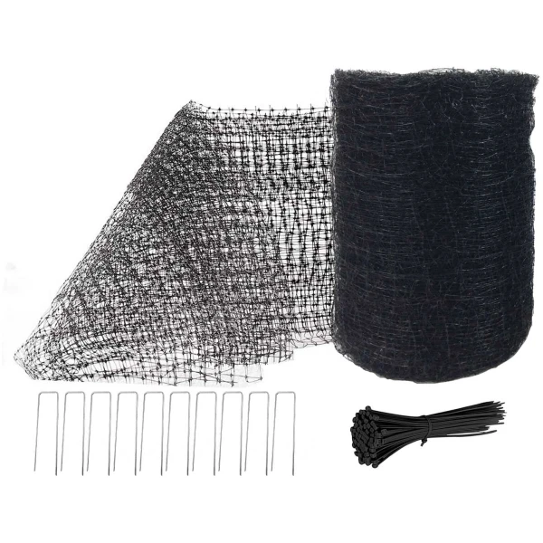 Deer Fence Netting, 7 x 100 Feet Anti Bird Deer Protection Net Reusable Protective Garden Netting for Plants Fruit Trees Vegetables Against Birds and Other Animals