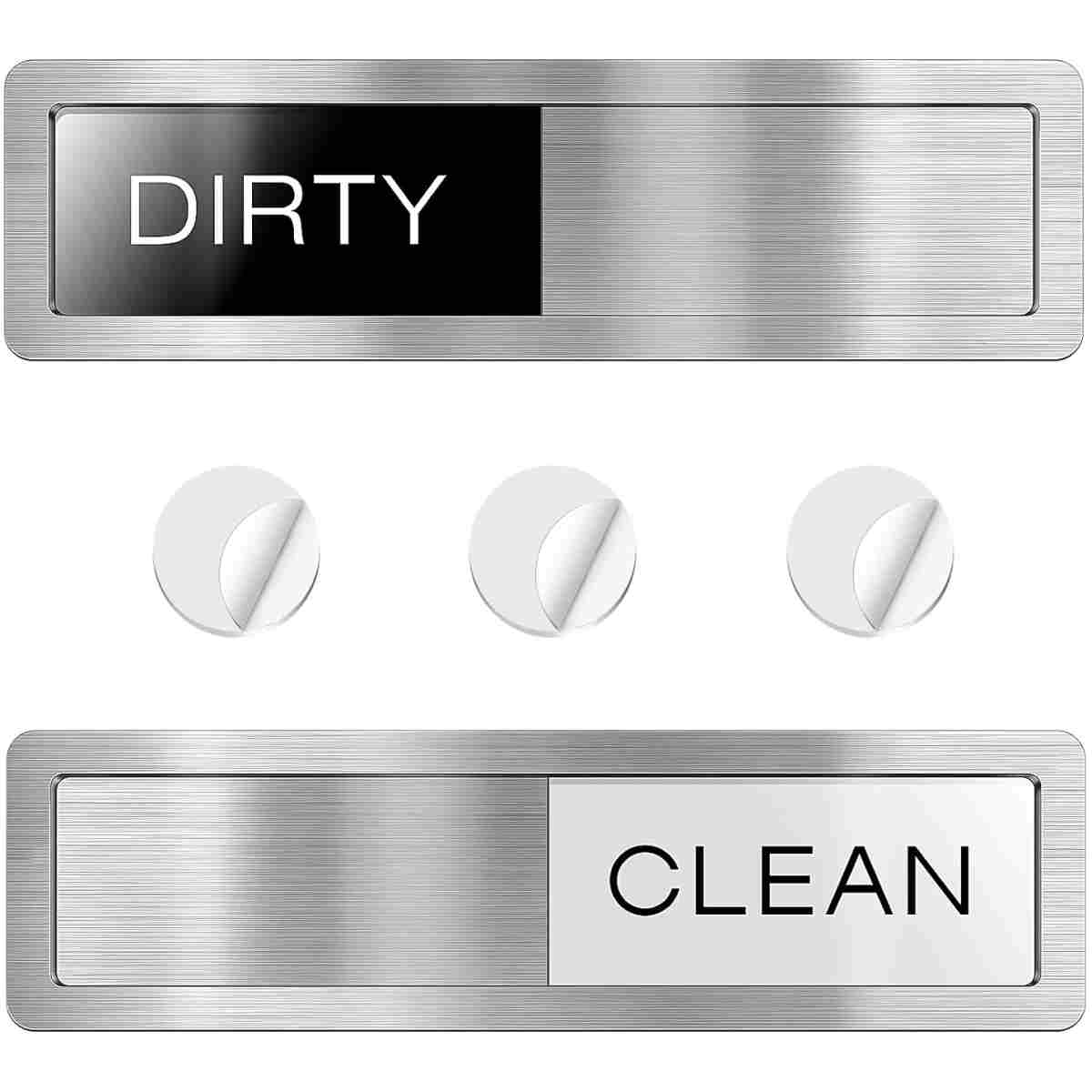 Dishwasher Magnet Clean Dirty Sign, Premium Strong Clean Dirty Magnet for Dishwasher, Universal Dirty Clean Dishwasher Magnet, Clean Dirty Sign Indicator for Kitchen Decor, Easy...