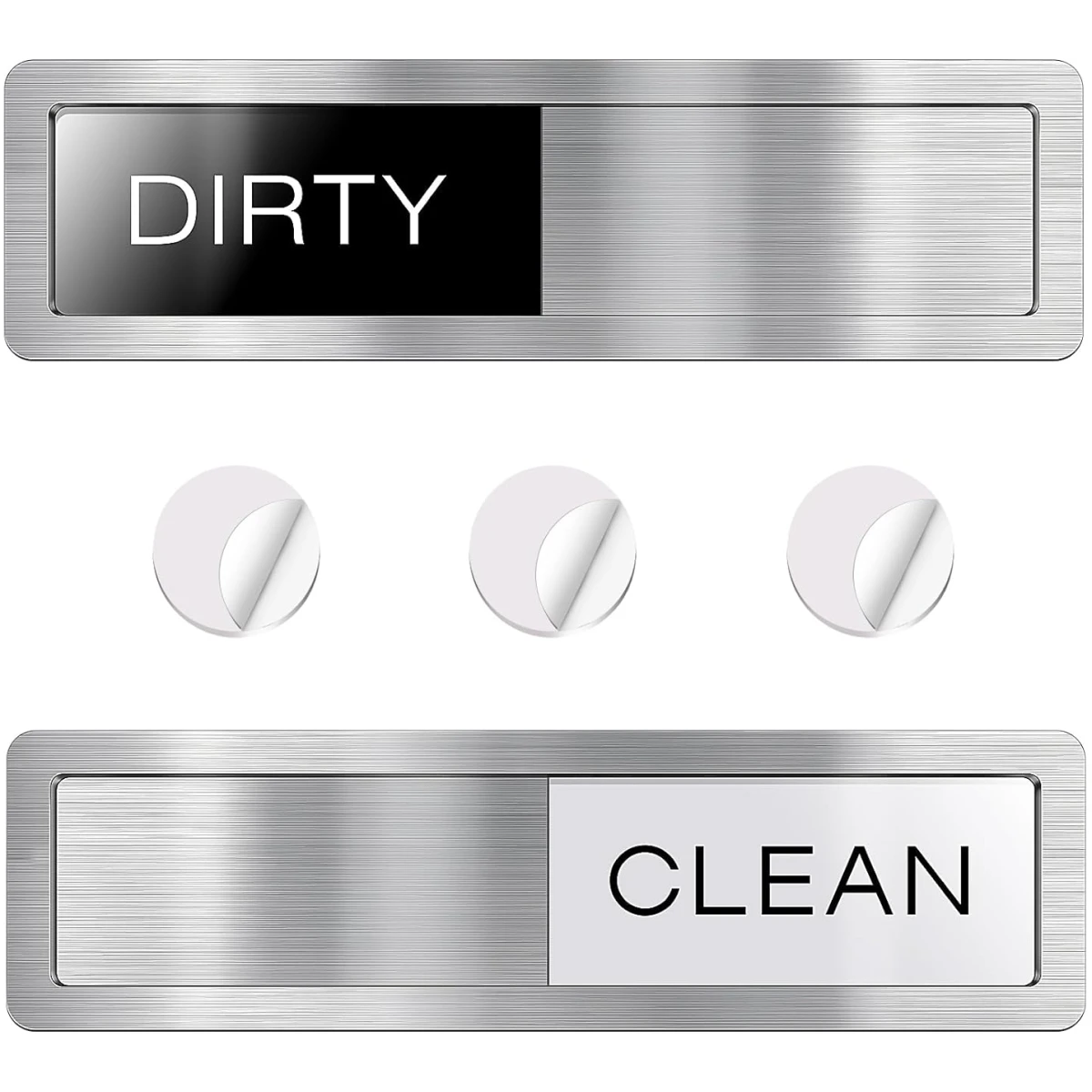 Dishwasher Magnet Clean Dirty Sign, Premium Strong Clean Dirty Magnet for Dishwasher, Universal Dirty Clean Dishwasher Magnet, Clean Dirty Sign Indicator for Kitchen Decor, Easy...